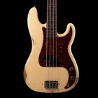 Pre-owned 2024 Fender Custom Shop 1964 Bass Relic Aged Vintage White With Case New. Price: $3799.99.