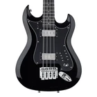 Hagstrom H8II-BLK Retroscape H8-II String Bass Guitar Black Gloss New. Price: $1099.00.