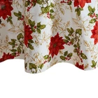 Elrene Home Fashions Christmas Poinsettia Grace Water- And Stain-resistant Vi... New. Price: $20.17.