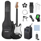 39 Inch Beginner Electric Guitar Kit Roasted Maple Neck Stainless Steel Frets New. Price: $200.99.