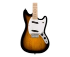 Used Squier Sonic Mustang 2-COLOR Sunburst W/ Maple Fingerboard. Price: $209.99.