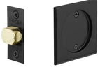 Emtek Tubular Pocket Door (square Passage, Flat Black (US19)) Open. Price: $39.99.