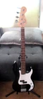 Fender Squier P J Bass Guitar - With Soft Side Gator Gig Bag Euc Used. Price: $225.00.