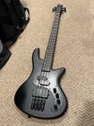Schecter Stiletto STEALTH-4 Bass Guitar Satin Black Used. Price: $395.00.