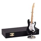 6.8" Black Electric Guitar Miniature Musical Instrument Figurine, Broadway New. Price: $26.99.