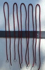 Set Of 5 Paracord Piggin Strings Tie Western Ranch Work Rope Black/red New. Price: $85.00.