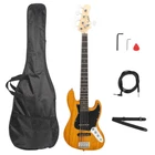 Glarry Gjazz Electric 5 String Bass Guitar Full Size Bag Strap Connector New. Price: $144.45.