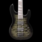 Jackson JS3Q Concert Bass, Amaranth Fingerboard, Transparent Black Burst Used. Price: $300.00.