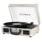 Victrola Journey Suitcase Bluetooth Record Player VSC-550BT-LTG (used) #c. Price: $18.00.