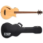 Esp Ltd TL-4 Thinline Natural Acoustic-electric Bass Guitar + Hard Case TL4 New. Price: $898.00.