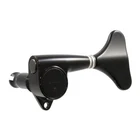 Allparts TK-0923 Single Gotoh GB707 Sealed Bass Key, Black, Side New. Price: $24.99.
