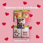 Bundle 24 Assorted Brand New Hallmark Valentines Cards 1/2 Off Retail!. Price: $11.38.