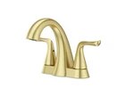Pfister Willa LF-048-MALBG Centerset 2-HANDLE Bathroom Faucet Brushed Gold Open. Price: $82.00.