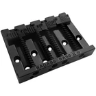 Leo Quan Badass Ii 4-STRING Bass Bridge, Grooved Saddles Black New. Price: $89.00.