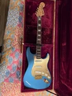Fender Squier 40TH Anniversary Stratocaster Lake Placid Blue W/ Soft Case Used. Price: $325.00.