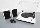 Victrola Montauk VM-135-WHT Bluetooth Turntable W/ Bookshelf Speakers White Used. Price: $79.99.