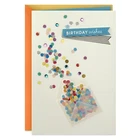 Hallmark Birthday Card (envelope With Confetti) 1 Ct, White, Multicolor New. Price: $11.99.