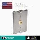 Leviton Telephone Wallplate Surface Mount Jack, 1 Modular 6P4C0-C0256. Price: $16.99.