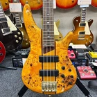 Ibanez SR800 Bartolini Electric Bass Guitar Burl Natural Preowned From Japan Used. Price: $770.00.