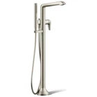 New Kohler K-T22025-4-BN Tempered Floor Mounted Tub Filler With Built-in Diver !. Price: $1274.11.