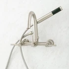 Signature Hardware 909038-2 Sebastian Wall Mounted Tub Filler Faucet With 2" Open. Price: $369.59.