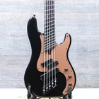 Dingwall SP1 Gloss Metallic Black W/matte Coco Gold Pg 5-STRING El. Bass W/bag Open. Price: $2175.00.