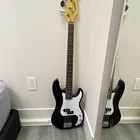Fender Precision Bass 4-STRING Electric Guitar Solid Body Black Right Used. Price: $375.00.