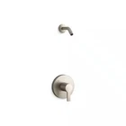 Kohler Elate Rite-temp TLS35321-4-BN Shower Kit In Vibrant Brushed Nickel Open. Price: $64.99.