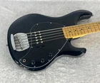 Sterling By Music Man RAY5-BK-M1 Black Finish STINGRAY5 Used. Price: $349.99.
