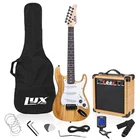 Lyxpro 36 Electric Guitar & Accessories And Bag, Natural New. Price: $159.99.