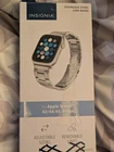 Insignia Stainless Steel Link Band For Apple Watch 42/44/45/49MM Adjust Open. Price: $19.99.