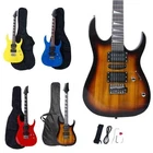 Glarry 170 Burning Hsh Electric Guitar Set Right Handed Practice Basswood New. Price: $62.99.