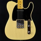 Electric Guitar Fender Custom 1952 Telecaster Time Capsule Faded Nocaster Blonde Open. Price: $8193.00.