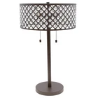 Quoizel Juliana 24" Bronze Table Lamp With Metal Shade Model # LWS3237G1 Open. Price: $69.99.