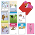 20 Asst'd Set Valentine's Day Cards W/env. (10 Designs) Scrivan's Love Toons New. Price: $23.98.