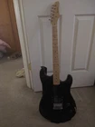 Davison Electric Guitar Black Solid Body 6 String Right-handed Maple Neck Wood Used. Price: $63.00.