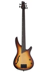 Ibanez SRH505F Fretless Bass Guitar - Natural Browned Burst Flat New. Price: $899.99.