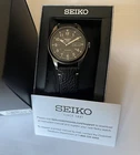 Seiko 5 Automatic Watch 100 Meter Day Date Black Dial SRPG41 Leather Band Japan New. Price: $279.49.