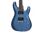 Schecter C-6 Deluxe Electric Guitar Satin Metallic Light Blue Open Box. Price: $319.99.