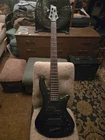 Used Schecter Stiletto STEALTH-5 Guitar Satin Black Great Condition. Price: $425.00.