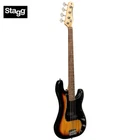 Stagg Series Standard Pb 4-STRING Electric Bass Sunburst SBP-30 Snb New. Price: $239.99.