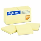 Post It Notes 3 X Yellow 100 Sheet Pack Of Pads-highland Brand 6549YW 12PK New. Price: $12.99.