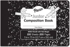 6 Pack Junior Composition Books X 7.5" Wide Ruled 100 Sheets Notebook New. Price: $14.91.
