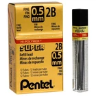 Pentel C505-2B 0.5MM Super Hi-polymer Lead, Box Of 12 Tubes New. Price: $14.99.