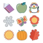 Carson Dellosa 150PC Summer, Fall, Winter, Spring Decor, Autumn Leaves, Snowflak New. Price: $24.21.
