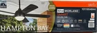 Hampton Bay Morland 52 In. Smart Indoor/covered Outdoor Black Ceiling Fan *open. Price: $94.99.