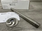 Delta U4999-SS Shower Arm And Flange 10" Ceiling Mounted Brilliance Stainless Open. Price: $36.99.