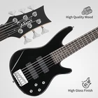 Free Shipping! 6 String Active Pickups Style Electric Bass Guitar! Used. Price: $259.00.