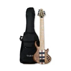 Tario 7 String Electric Bass Guitar Burl Poplar Top Millettia Laurentii Okoum.... Price: $580.79.