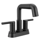 Delta Nicoli Two Handle Centerset Pull-down Bathroom Faucet, In Matte Black New. Price: $114.99.